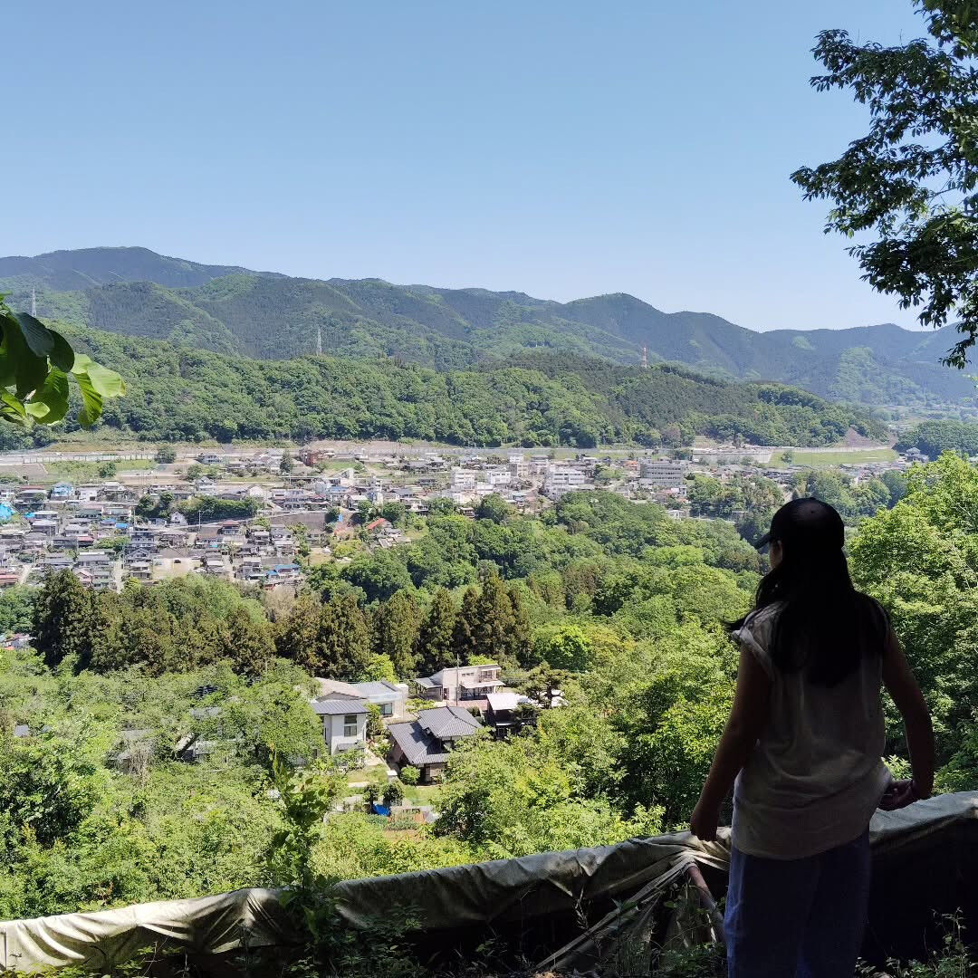 相模原市緑区藤野町の自然のシンボル、「緑のラブレター」から眺