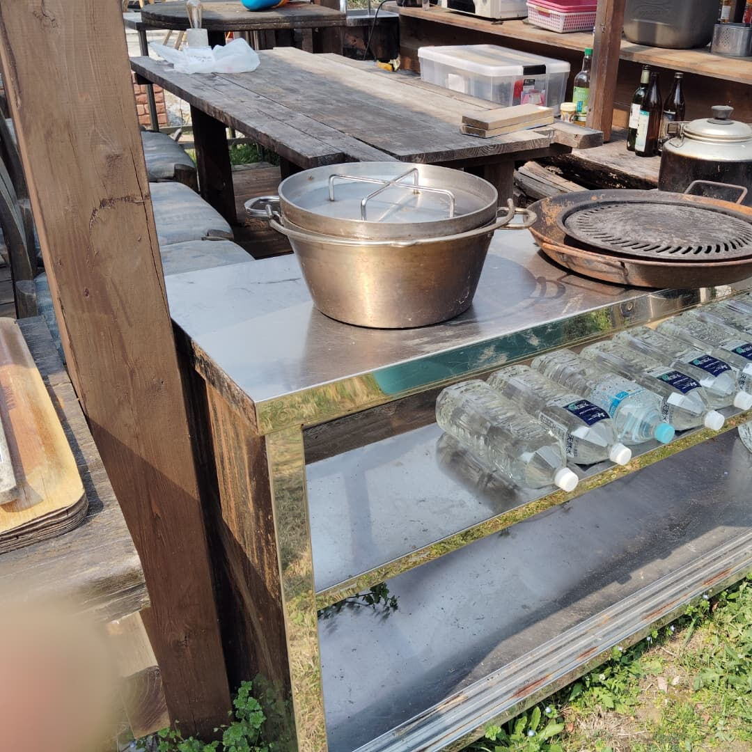 今日はshed322の備え付け調理器具を集めてみたよ！🔪🍳気